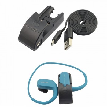 Replace Data Sync Cradle Dock Desktop USB Charging Clip Charger For SONY NW-WS414 NW-WS413 NW-WS623 NW-WS625 Walkman Headphone