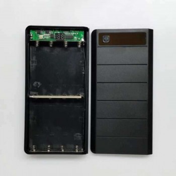 Marsnaska Hot Sale Portable USB Power Bank Shell Box DIY USB Mobile Power Bank Charger Case Pack 8pcs 18650 Battery Holder LCD