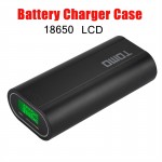 TOMO M2 18650 Lithium Battery Charger  3.7 V 18650 charging 2 Slots Smart charger  LCD display Power Bank ( NO Battery)