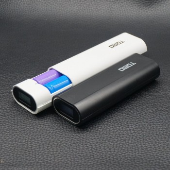 TOMO M2 18650 Lithium Battery Charger  3.7 V 18650 charging 2 Slots Smart charger  LCD display Power Bank ( NO Battery)