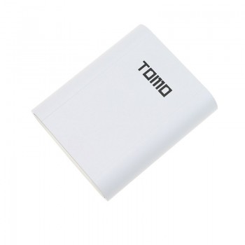 TOMO T4 18650 Power Bank Battery Box Charger 2 Usb Ports 5V2A Charging For 4pcs 18650 lithium batteries LCD Screen Charger Case