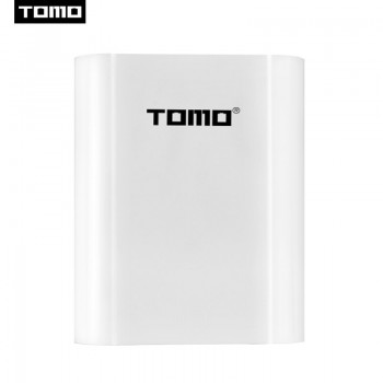 2018 TOMO T4 18650 Power Bank Battery Box Charger 2 Usb Ports 5V2A Charging 18650 lithium batteries LCD Screen Charger Case