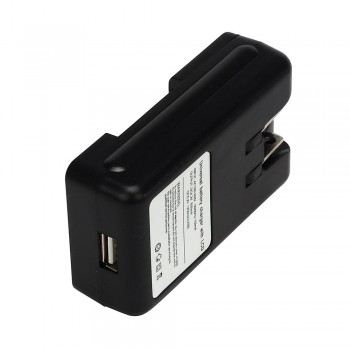 EPULA Fashion MiniNew YIBOYUAN Universal Battery Charger + USB-Port For Smartphone Battery for Mp3 Mp4 players For Samsung, Sany