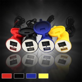 Superior Quality Waterproof 12V To 5V 1.5A Motorcycle Smart Phone GPS USB Charger Power Adapter Feb07