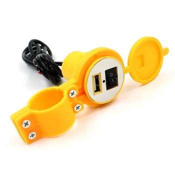 Superior Quality Waterproof 12V To 5V 1.5A Motorcycle Smart Phone GPS USB Charger Power Adapter Feb07