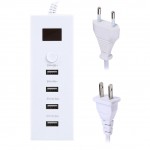 US/EU Plug 5A 4 Port USB Wall Charger Power Adaptor USB Hub Adapter for Phone Tablet PC