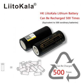 LiitoKala Lii-202 battery charger+2pcs HK LiitoKala Lii-50A 26650 5000mah Rechargeable battery for flashlight,40-50A discharge