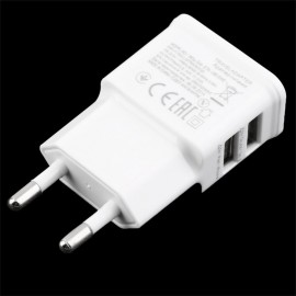 USB Charger 5V 2A Fast Charging Dual USB Wall Travel Charger EU Plug Mobile Phone Charger For iPhone Xiaomi Samsung USB Adapter