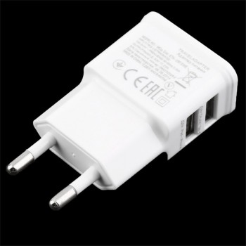 USB Charger 5V 2A Fast Charging Dual USB Wall Travel Charger EU Plug Mobile Phone Charger For iPhone Xiaomi Samsung USB Adapter