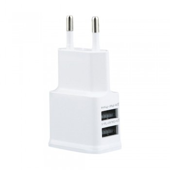 USB Charger 5V 2A Fast Charging Dual USB Wall Travel Charger EU Plug Mobile Phone Charger For iPhone Xiaomi Samsung USB Adapter