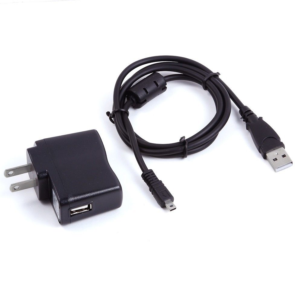 USB AC DC Power Adapter Camera Battery Charger + PC Cord For Nikon Coolpix S3100