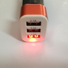 Car Universal 12V 24V To 5V 3 USB Charger Adapter For Smart phone GPS New Dropshipping Mar 30
