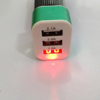 Car Universal 12V 24V To 5V 3 USB Charger Adapter For Smart phone GPS New Dropshipping Mar 30