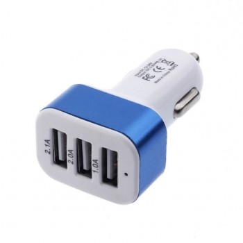 Car Universal 12V 24V To 5V 3 USB Charger Adapter For Smart phone GPS New Dropshipping Mar 30