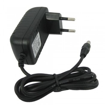 Europe Standard Universal Usage Black DC 12V Output 1000mA AC/DC Power Charger Adapter
