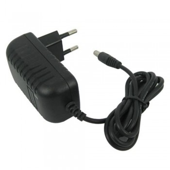 Europe Standard Universal Usage Black DC 12V Output 1000mA AC/DC Power Charger Adapter