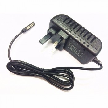 Black UK 12V 2A AC Mains Wall Charger Power Adapter For Microsoft Surface RT