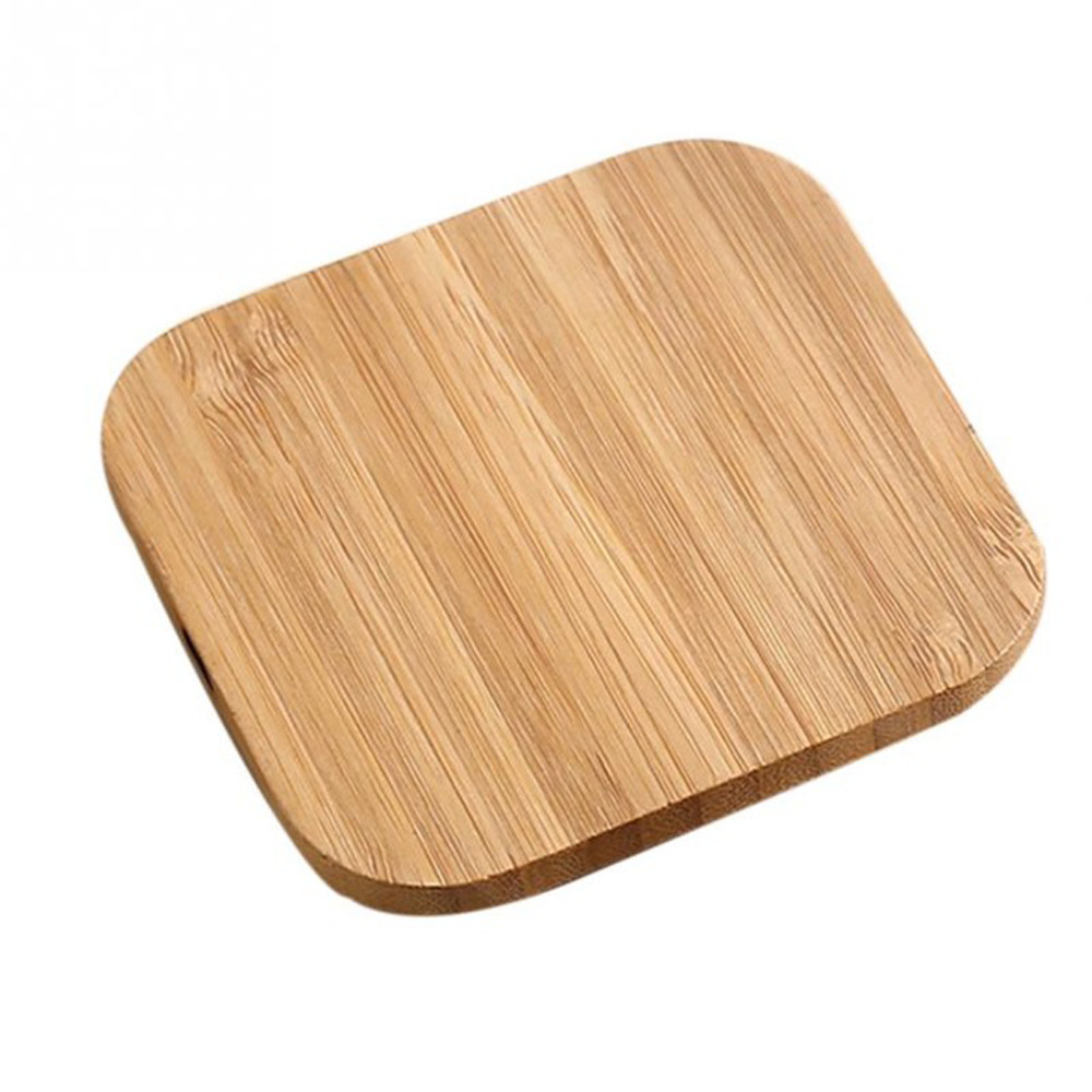 EPULA Ultra-thin Wood Qi Wireless Charger Mat Charging Pad For Iphone XS/XS Max/XR Wireless Charger for For Samsung Note 9