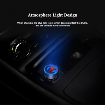 Dual USB Car Charger LED Display Power USB Adapter Cigarette Lighter Socket Car Charger Mobile Phone  MP3  Car  Charger