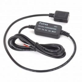 USB Charger Step-down Power Supply 12V To 5V 3A USB 2.0 Vehicle Power Converter USB Charger for Car Home Solar Battery