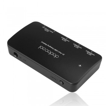 dodocool EU UK Plug 36W 5 Port USB Charger with Smart Super Charging Technology for iPad iPhone Samsung Phone, Tablet and More