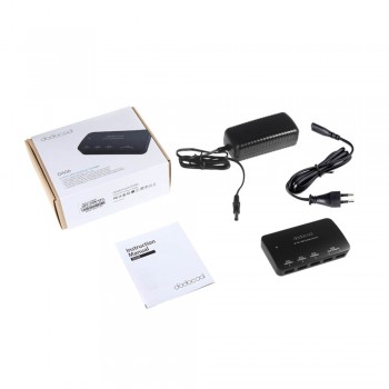 dodocool EU UK Plug 36W 5 Port USB Charger with Smart Super Charging Technology for iPad iPhone Samsung Phone, Tablet and More