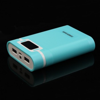 Evewher 18650 lion Batery 4 slots Rechargeable Charger Box With LED Light Power Bank Case For 18650 intelligent battery Charger