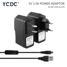 Power Supply For Raspberry Pi 3 Model B Pi 2 Model B Adapter Charger 5V 2.5A Supply Power Supply Adapter/Raspberry Pi 3 Pi 2