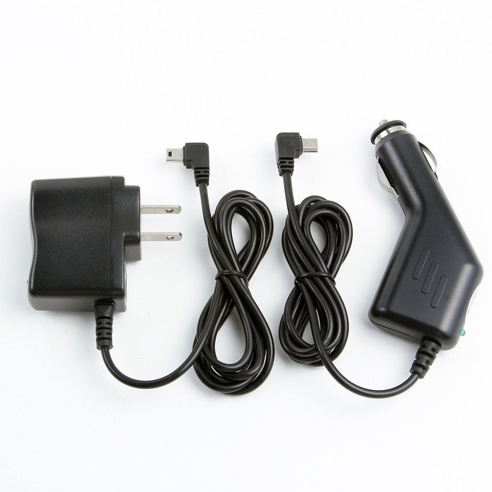 Car Charger +AC/DC Home Wall Power Adapter For Garmin GPS Oregon 600 t/m 650 t/m