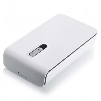 White Smartphone uv lamp sanitizer with charger function cellphone disinfector Mobile phone aromatherpy UV lamp sanitizer