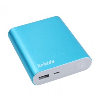 Kebidu Portable External Dual USB Backup Power Bank Charger Box DIY Case Shell for 4 X 18650 Battery For Android IOS Phones MP3