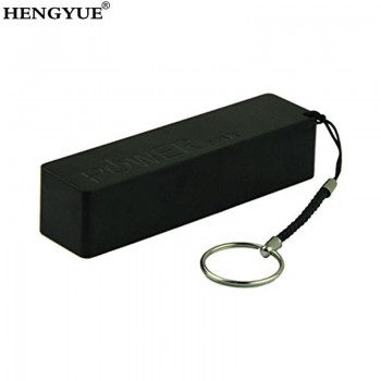 200pcs/lot Portable Power Bank 18650 External Backup Battery Charger With Key Chain USB Charging Mobile Phones for Cell Phone