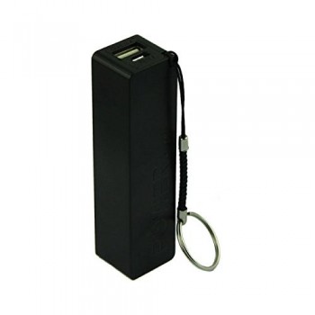 200pcs/lot Portable Power Bank 18650 External Backup Battery Charger With Key Chain USB Charging Mobile Phones for Cell Phone