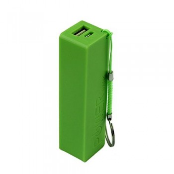 200pcs/lot Portable Power Bank 18650 External Backup Battery Charger With Key Chain USB Charging Mobile Phones for Cell Phone