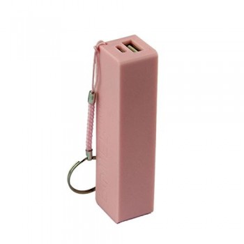 200pcs/lot Portable Power Bank 18650 External Backup Battery Charger With Key Chain USB Charging Mobile Phones for Cell Phone