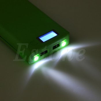 DIY USB Mobile Power Bank Charger Case Pack 8pcs 18650 Battery Holder for Phone