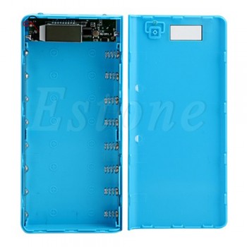 DIY USB Mobile Power Bank Charger Case Pack 8pcs 18650 Battery Holder for Phone