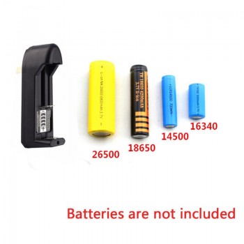 Universal Charger For 3.7V 18650 16340 14500 Li-ion Rechargeable Battery Hot Single slot full charger US EU