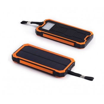 HK Lii-D001 LiitoKala Solar Power Bank Charger 12000 mAh External For iPhone 6 6 S 7 More Phone Battery Charger For Samsung phon