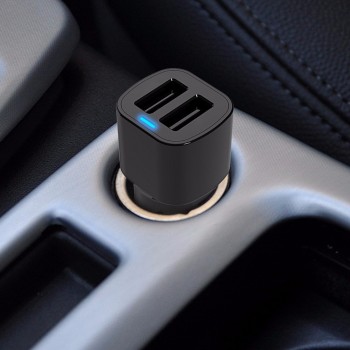 Dual Port USB Car Charger Adapter, ORICO 2 Ports 5V2.4A17W Mini Charger Cigar Socket For iPhone 7 Samsung Galaxy S6 Edge Xiaomi