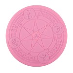 Glowing Magic Array Qi Wireless Charger Charging Pad For Samsung Iphone X 8 8+(Pink)