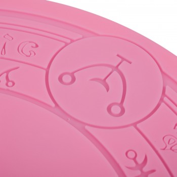 Glowing Magic Array Qi Wireless Charger Charging Pad For Samsung Iphone X 8 8+(Pink)
