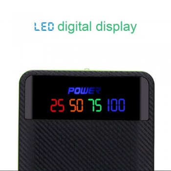 Power Bank Shell Digital Display DIY Welding Power Bank Charger Case PCB Module Kits Powered By 4pcs 18650 Batteries