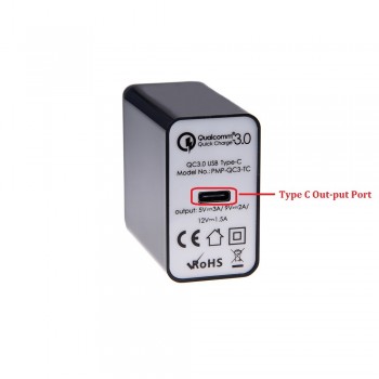 Paramapa USB One Port QC 3.0 C Charger 5V/3A 15W Type-C Wall Charger for Google Pixel/Pixel XL Lumia 950XL/950 Nexus 5X/6P