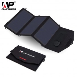 ALLPOWERS  5V 18V 21W Portable Solar Phone Charger Solar Laptop Charger Car Charger for iPhone Samsung iPad ect.