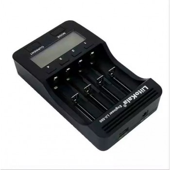Liitkala lii-500 LCD 3.7 v/1.2 v 18500/26650/16340/14500/10440/18650 Bateria carga + 4 Unids for para Panasonic 18650 3400 mah