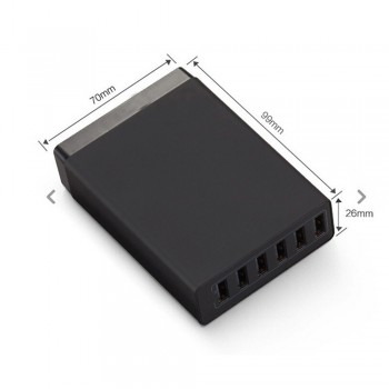 EPULA 12A 60W Multi Port Tour USB Quick Charger Rapid Charging Station Desktop Travel Hub for Iphone For Android phone