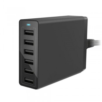 EPULA 12A 60W Multi Port Tour USB Quick Charger Rapid Charging Station Desktop Travel Hub for Iphone For Android phone