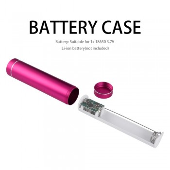 Mini USB DC 5V Input Mobile Power Bank Charger Pack Box Battery Case For 1x 18650 Battery Cell Phones Powerbank Case