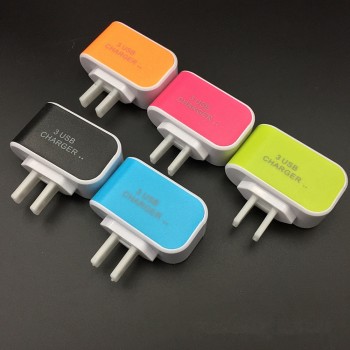 Zeoota Smart Wall Charger 3 USB Ports Multiple 5V 3A EU Plug Adapter Mobile Phone Device Fast Charging Newest for iPhone Samsung